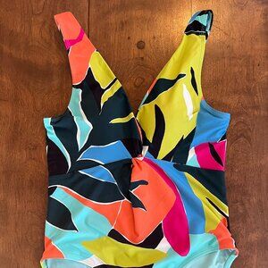 NWT ANNE COLE WOMANS DESIGNER SWIMSUIT, SIZE 12